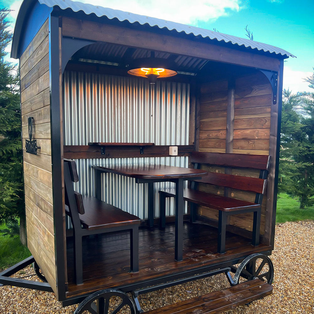 The Original Shepherds Picnic Hut - Natural wood
