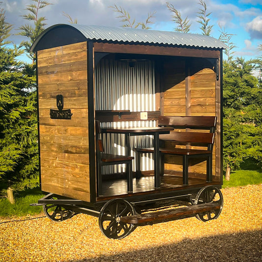 The Original Shepherds Picnic Hut - Natural wood